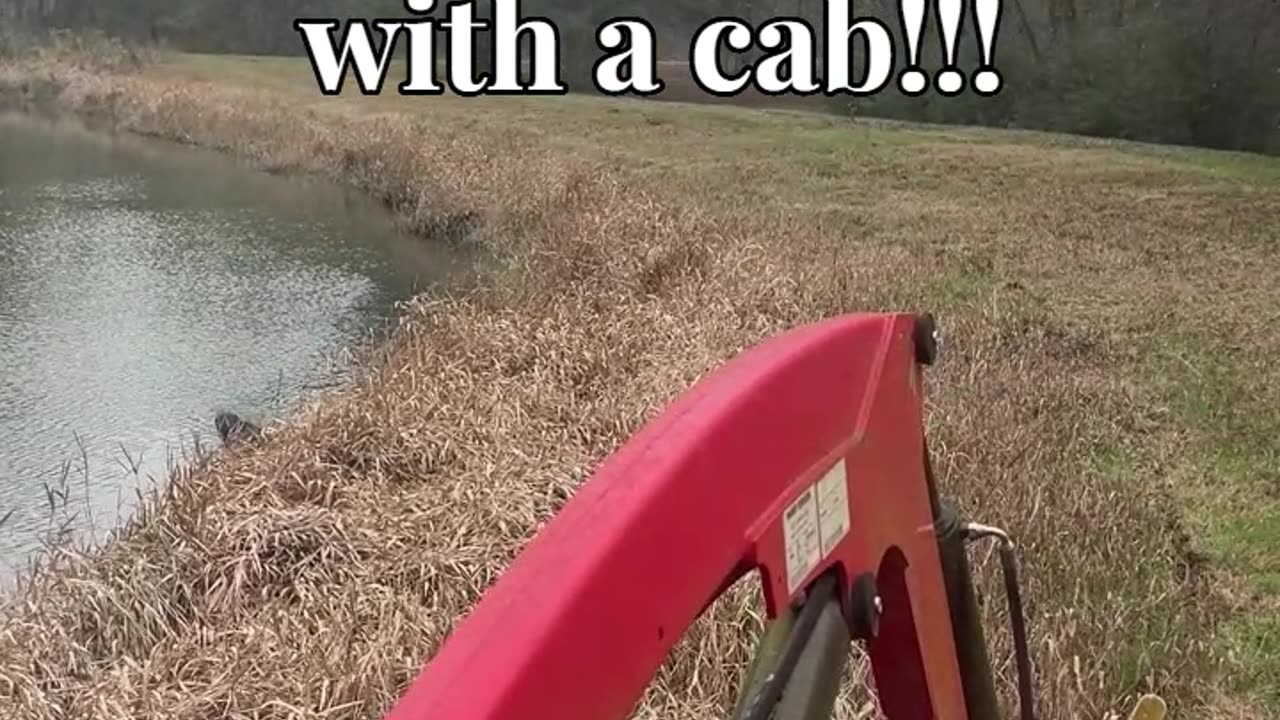 This is why we have a tractor with a cab!!!