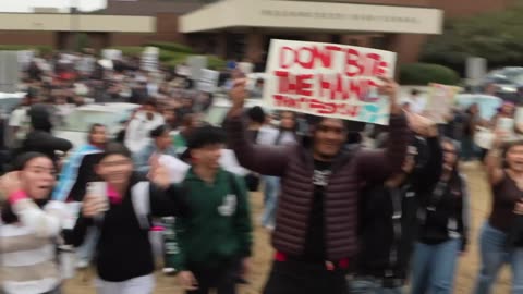 Georgia high kids walked out for anti-ICE protest… school’s math proficiency? 6%. Reading? 16%