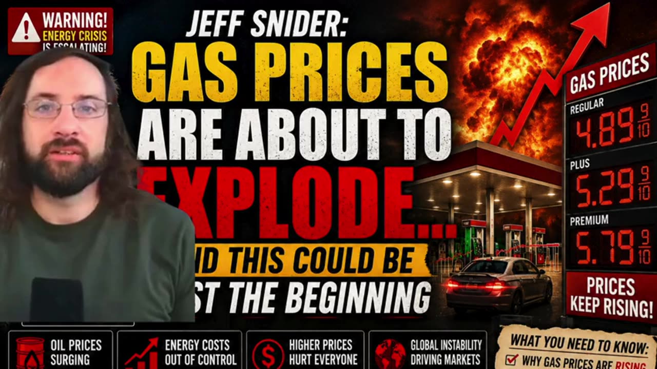 Jeff Snider WARNING: Gas Prices Are About To EXPLODE 🚨