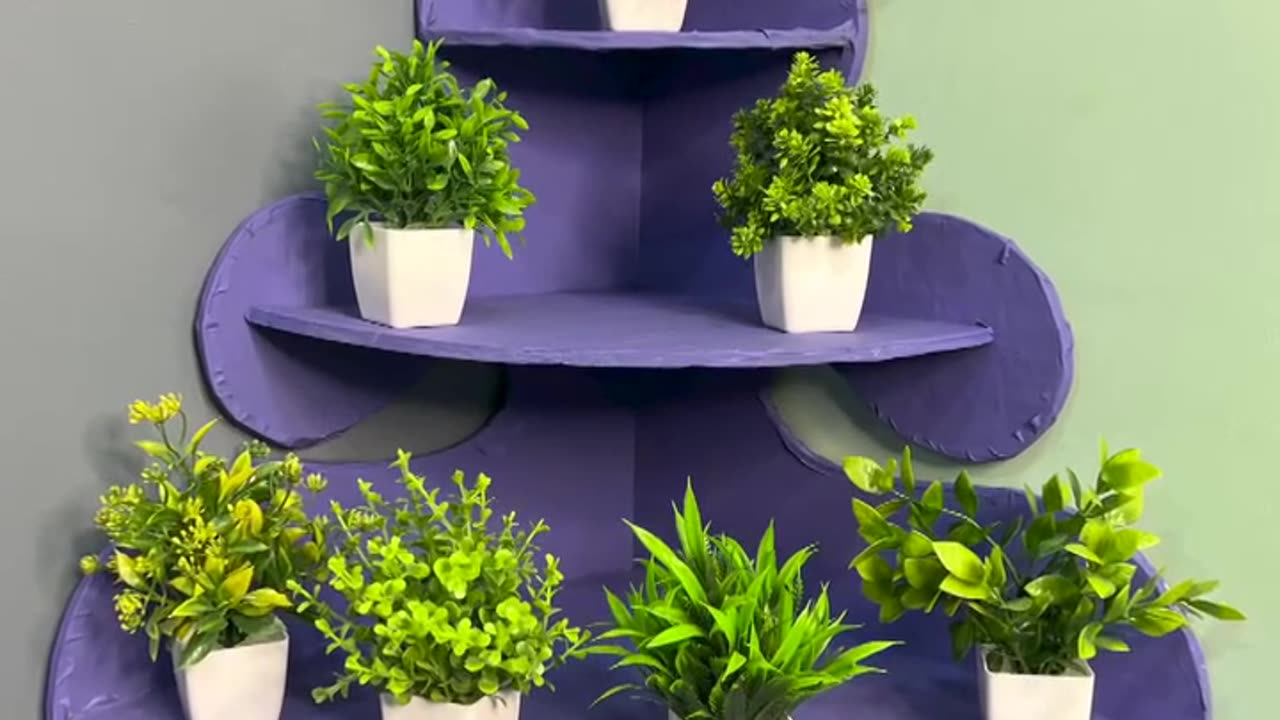 📐 DIY Corner Room Shelf | Creative & Space-Saving Idea!