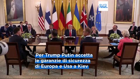 NOTIZIE DAL MONDO Trump:Putin accetterà le garanzie di sicurezza per l'Ucraina.Washington spinge per un accordo di pace in cui l'Ucraina ceda territori in cambio della fine delle ostilità.