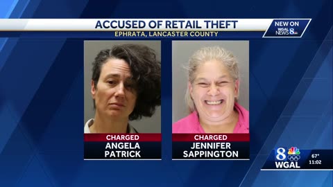 Two women accused of retail theft in Ephrata, Lancaster County, police say