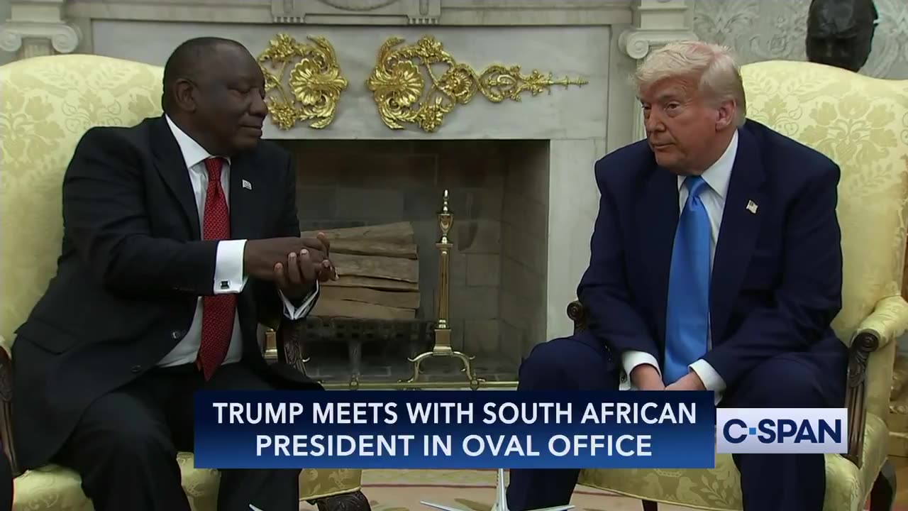 Trump confronts South African President Ramaphosa on white genocide in South Africa