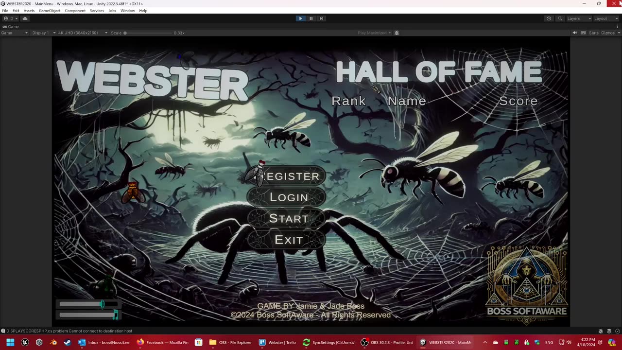 WEBSTER DEV DIARY 00001 & 00002 - WEBSTER TEASER