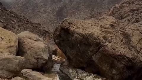 The beautiful narrow path of Katuyeh Darab