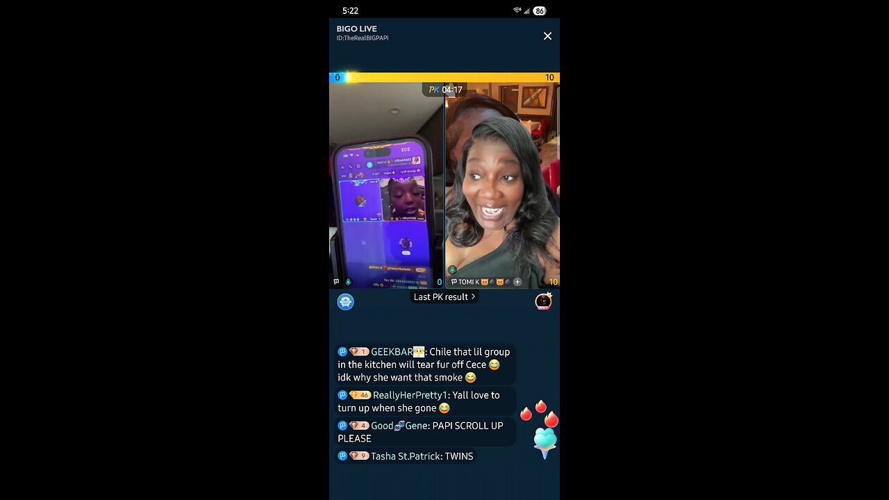 BigPapi being messy trying to get tunakay and ebb to argue