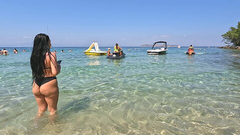 🇬🇷 Bonny day at La Scala Beach 🏖 Tassos beach walk