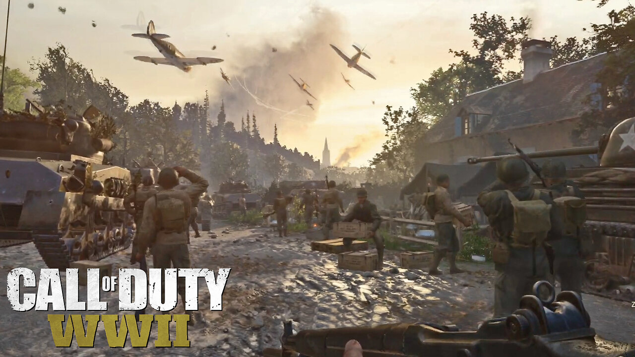 Liberation Of France Begins! Call of Duty WW2 Part 2