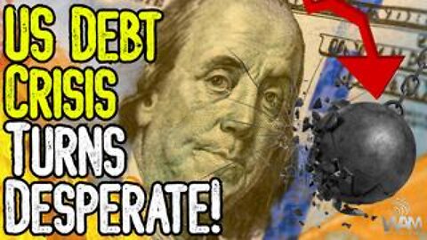 US DEBT CRISIS TURNS DESPERATE! - Record Breaking $100 Billion T-Bills! - "New Norm!"