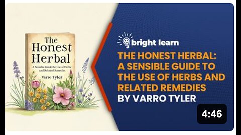 BrightLearn - The Honest Herbal: A Sensible Guide to the Use of Herbs and Related Remedies by Varro Tyler