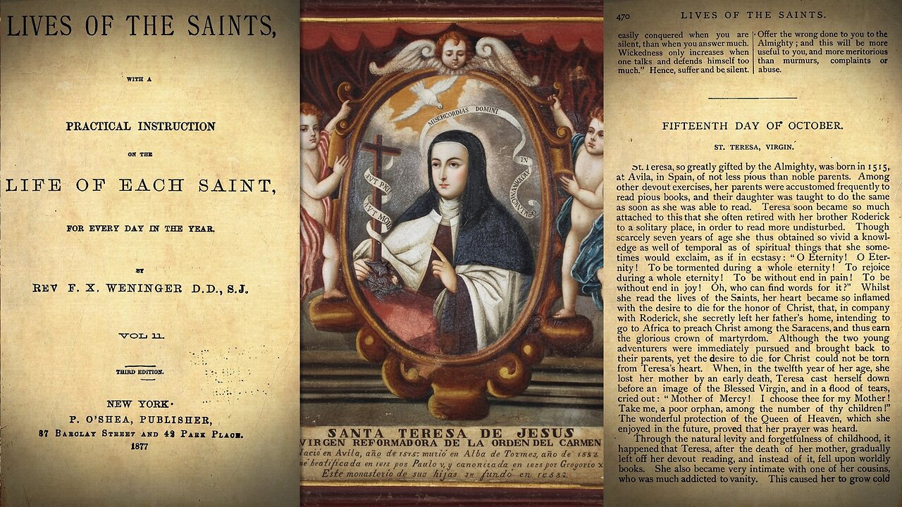 St Teresa of Avila {October 15} 📖🎧