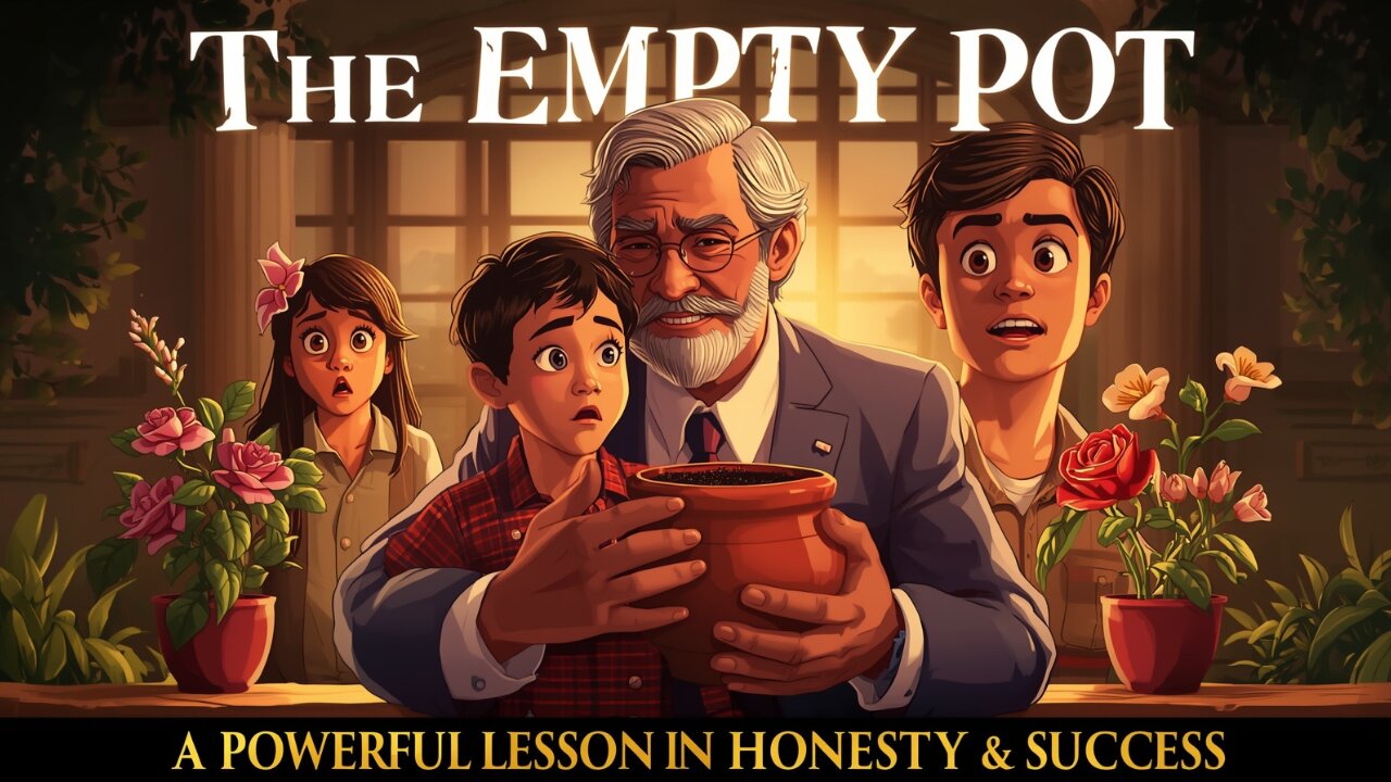 The Empty Pot story: A powerful lesson in honesty & success // Life lesson 1 //