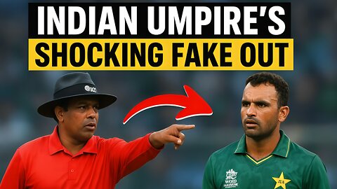 Indian Umpire’s Shocking Fake Out on Fakhar Zaman | Controversial Decision Explained