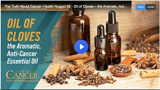 Clove oil, an aromatic anticancer essential oil.