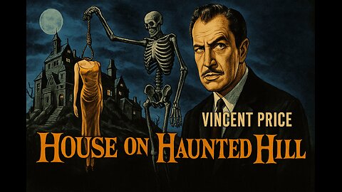 House on Haunted Hill (1959) | Full Horror Movie | Vincent Price | Public Domain Classic