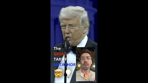 The GREAT Trump Tariff Metaphor 🤔 🇺🇸