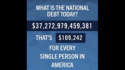 WHEN YOUR DROWNING IN DEBT. BLAME YOURSELVES !
