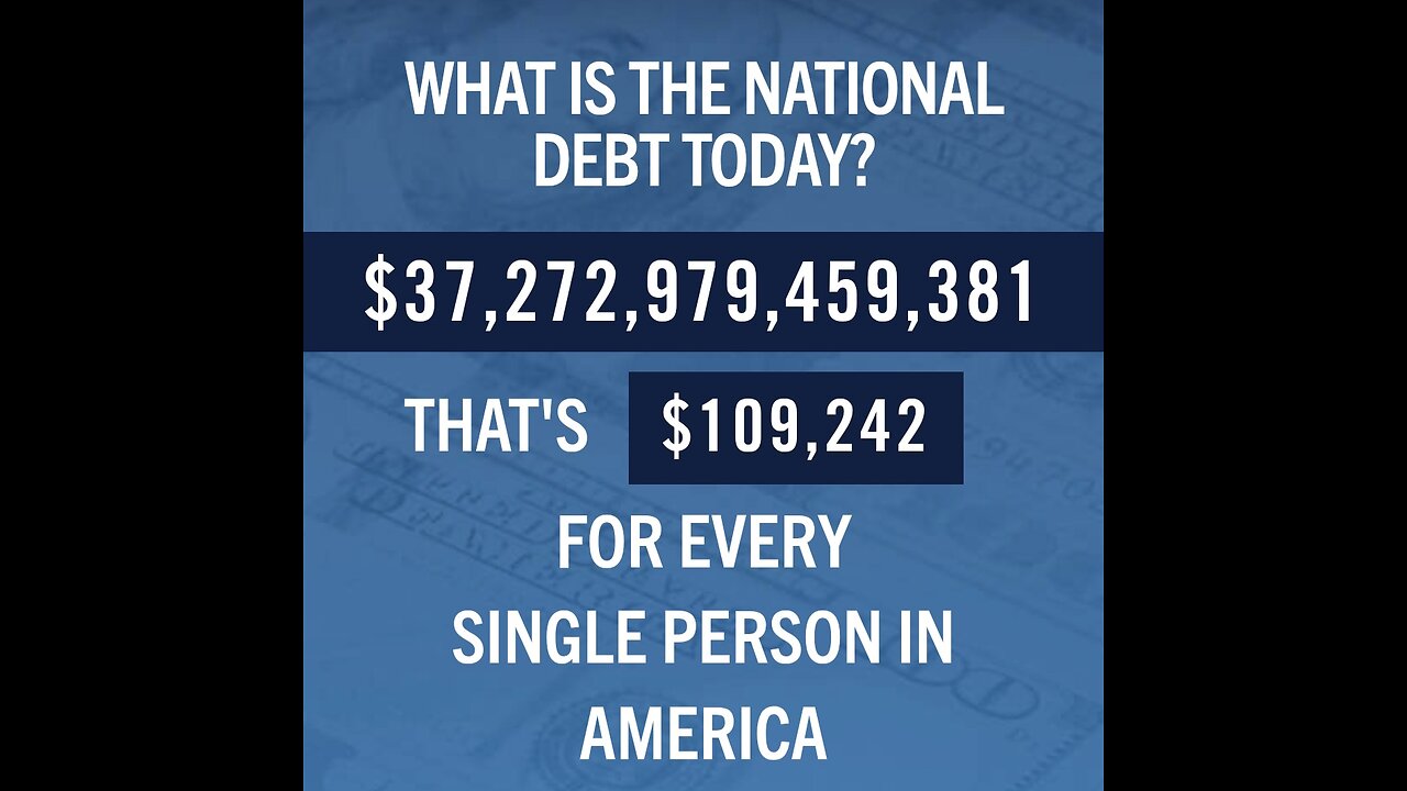WHEN YOUR DROWNING IN DEBT. BLAME YOURSELVES !