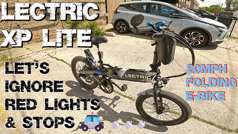 LECTRIC XP LITE FOLDING E-BIKE | A COOL BREEZY 20MPH RIDE ALONG THRU STREETS, BIKE LANES & SIDEWALK