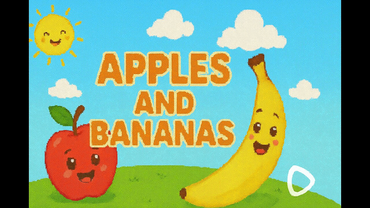 Apples and Bananas in the farm song + more compilation | Nursery Rhymes and kids songs । funny clip ।।