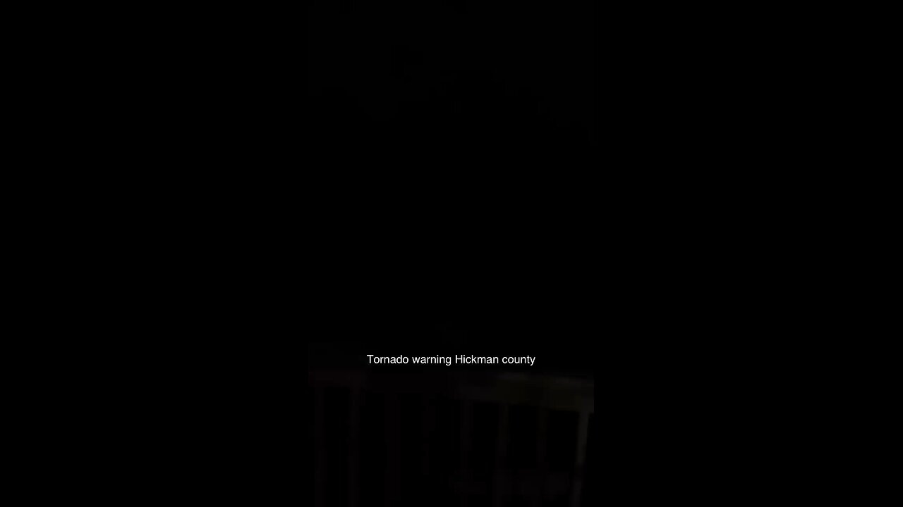 Tornado Warning Hickman County, Tennessee