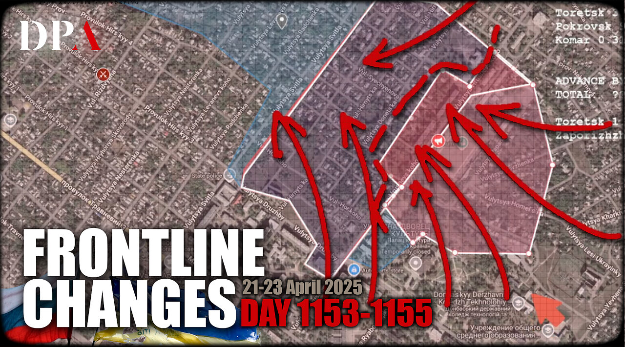 [ Frontline Changes ] SUKHA BALKA FELL; Toretsk filled in; Tarasivka claimed captured...