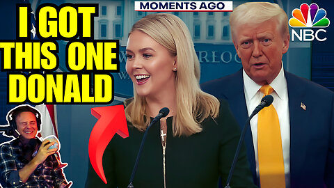 Karoline Leavitt STOPS Trump's Meeting & Grills Reporters Leaving Them Speechless