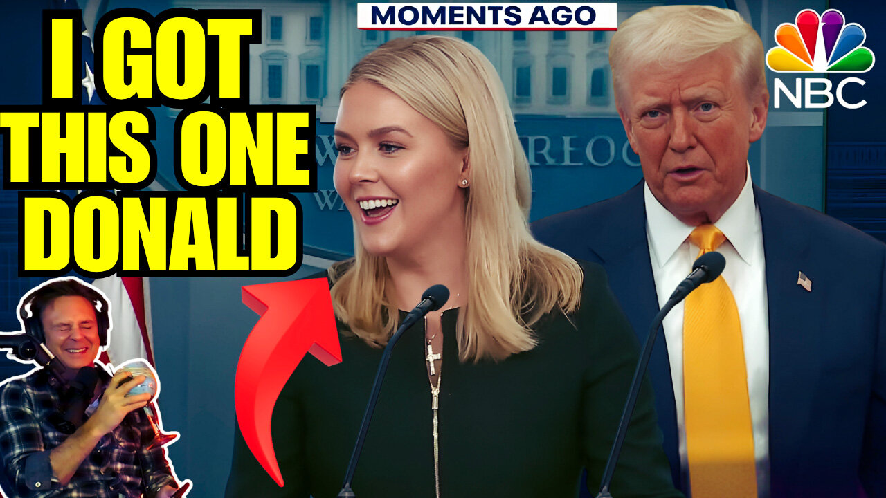 Karoline Leavitt STOPS Trump's Meeting & Grills Reporters Leaving Them Speechless