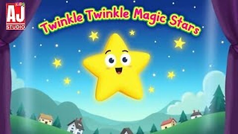 Twinkle Twinkle Magic Stars Song for Kids🌟