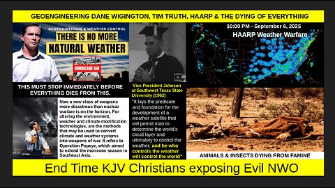 GEOENGINEERING DANE WIGINGTON, TIM TRUTH, HAARP & THE DYING OF EVERYTHING