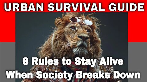 Urban Survival Guide: 8 Rules That Could Save Your Life When Society Collapses