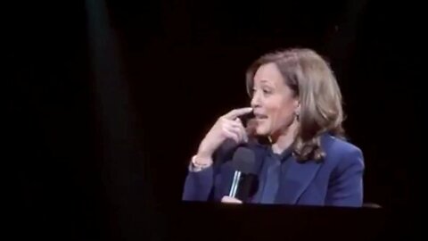 Kamala Harris, who believes men can become women, rambles about what it means to be a woman