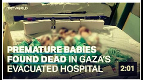 "Premature Babies' Decomposed Bodies Discovered in Gaza's Al Nasr Children's Hospital"