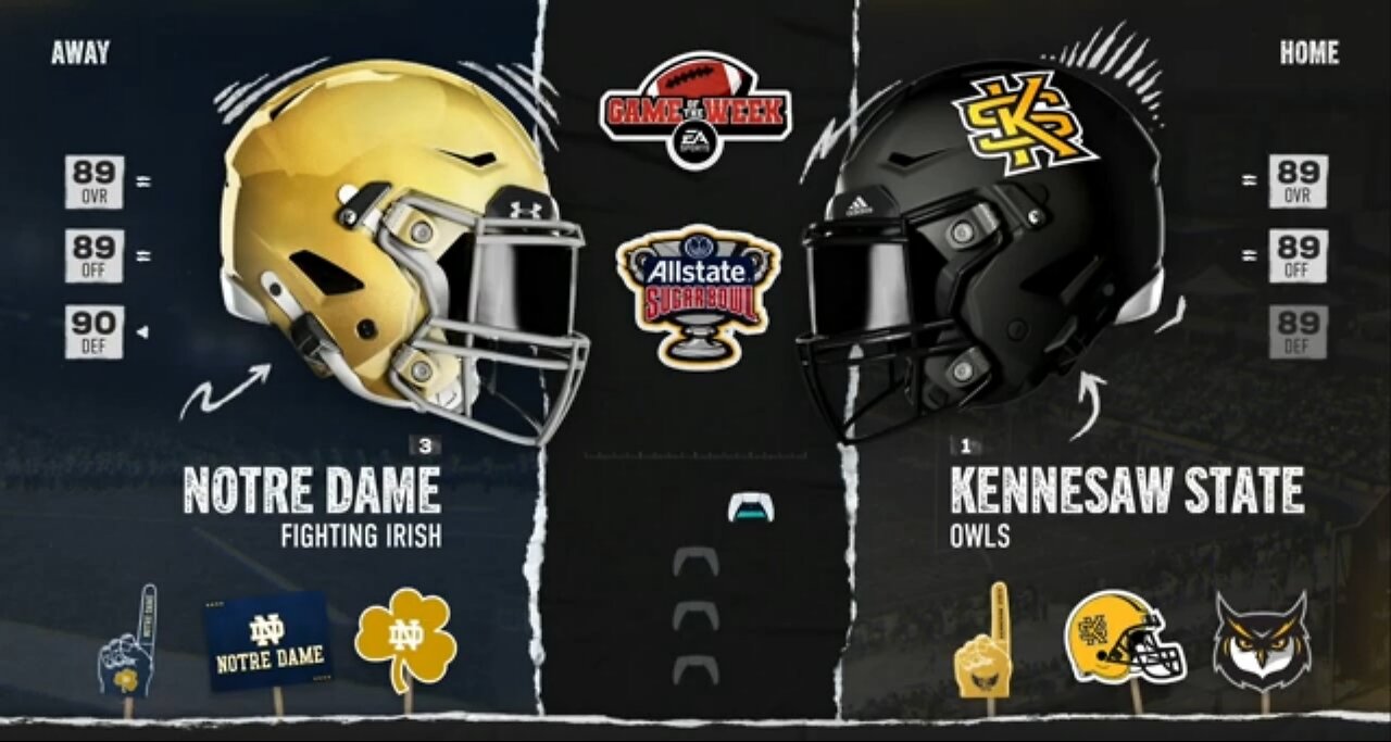S5 Rebuild Kennesaw State vs Notre Dame: Final 4 Battle of the Undefeated!
