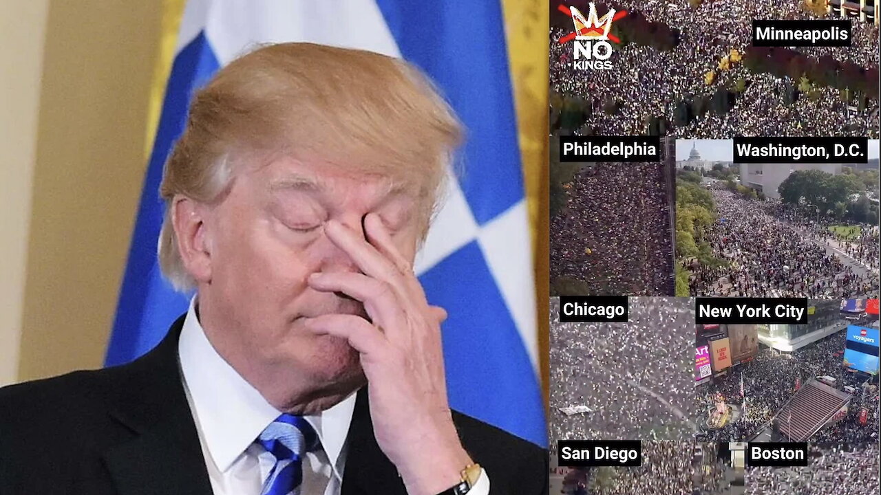 7 Million People in the Streets of USA to Say “NO KINGS” vs Trump