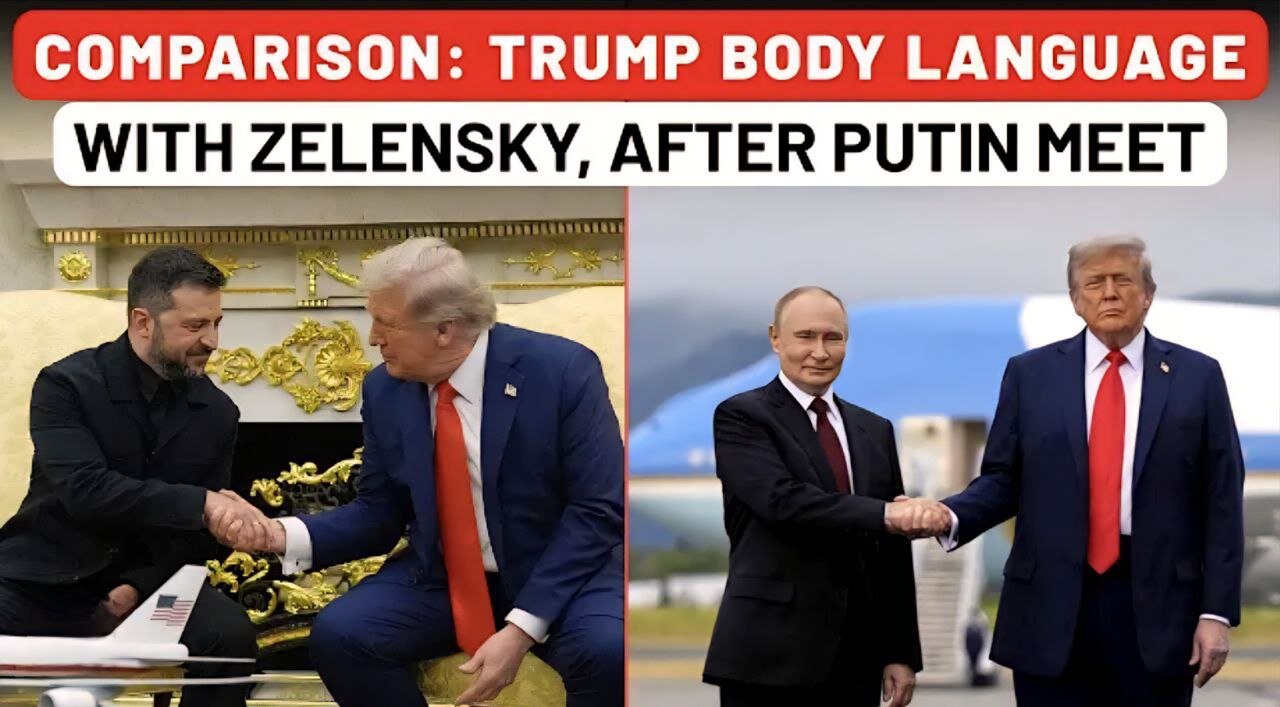 Comparison: Trump's Body Language With Zelensky, After Putin Meet - Handshake, Nod, Posture Decoded