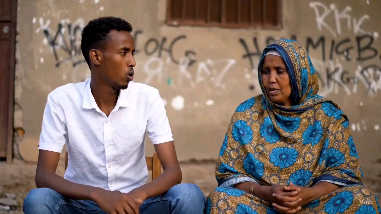 son and his mother