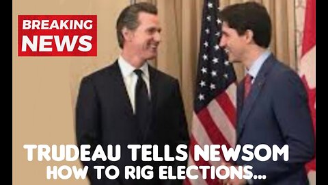 Newsom openly Admits to his Election Rigging...