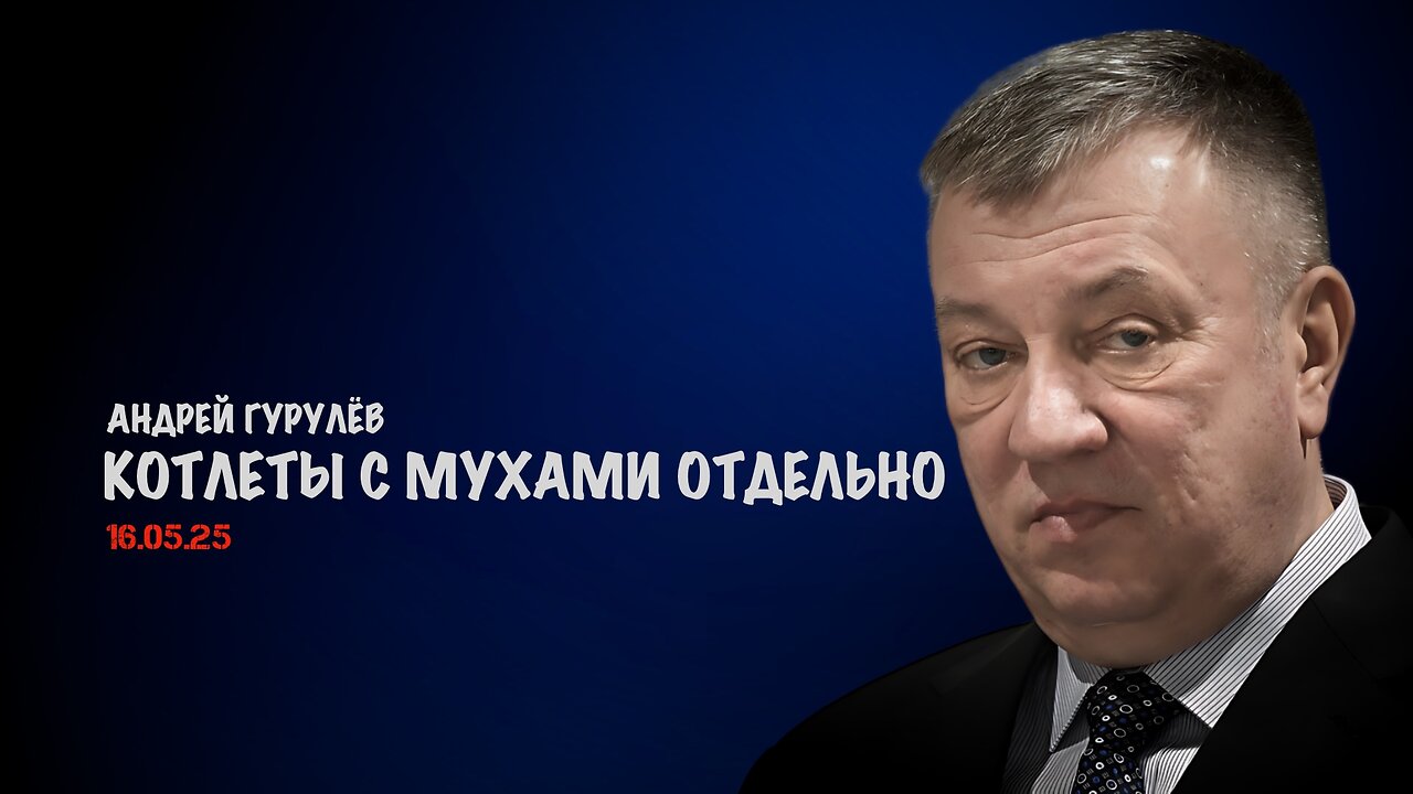 Котлеты с мухами отдельно | Андрей Гурулёв