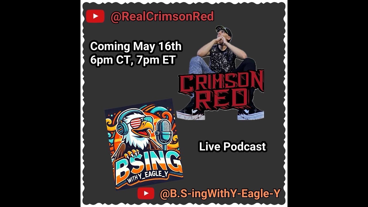 BS-ing With Y-Eagle-Y Podcast Ep. 19 | Crimson REd Gets Real 🎶