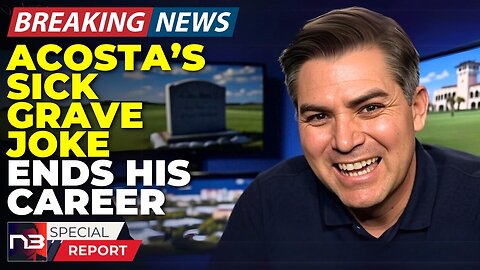 🚨BREAKING: Jim Acosta Laughs While Saying THIS About Dead Mother - CNN in Total Panic Mode!