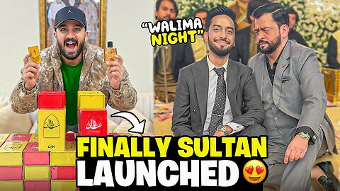 Finally perfume Launched with Golden Card😍Memorable Walima Night😱