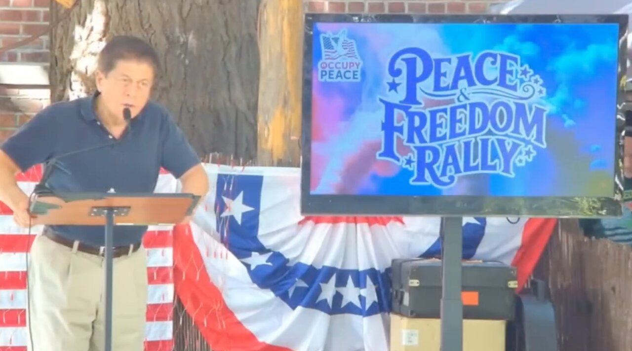 Judge Andrew Napolitano: "What if..." Gerald Celente's Peace and Freedom Rally, Kingston NY 9-27-25