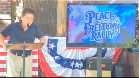 Judge Andrew Napolitano: "What if..." Gerald Celente's Peace and Freedom Rally, Kingston NY 9-27-25