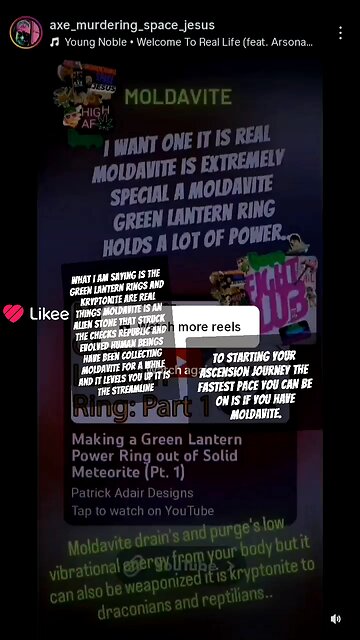 Moldavite Green lantern rings are real!