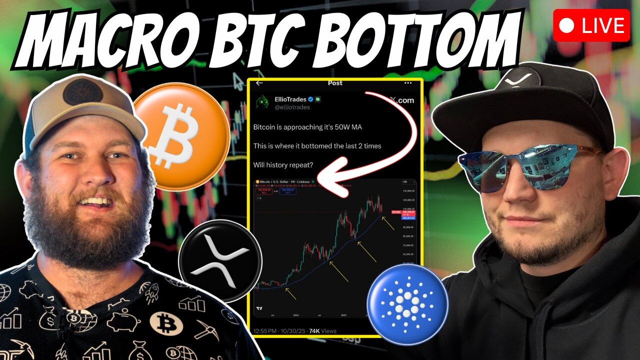 Massive Bitcoin Bottom! Most Important Level for Crypto
