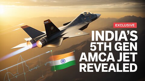 India's 5th Gen AMCA Fighter Jet Revealed | Stealth Technology Explained.
