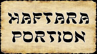 Haftarah Portion for 11/08/2025