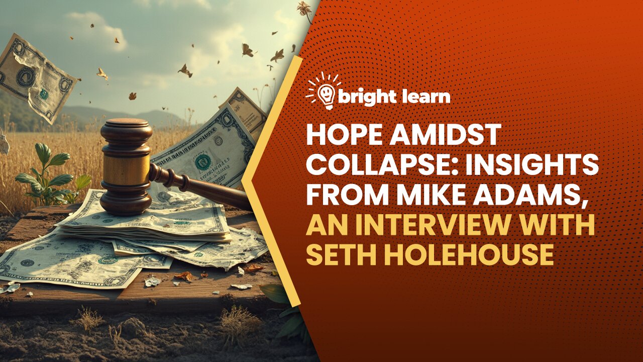 BrightLearn - Hope Amidst Collapse: Insights from Mike Adams, an interview with Seth Holehouse