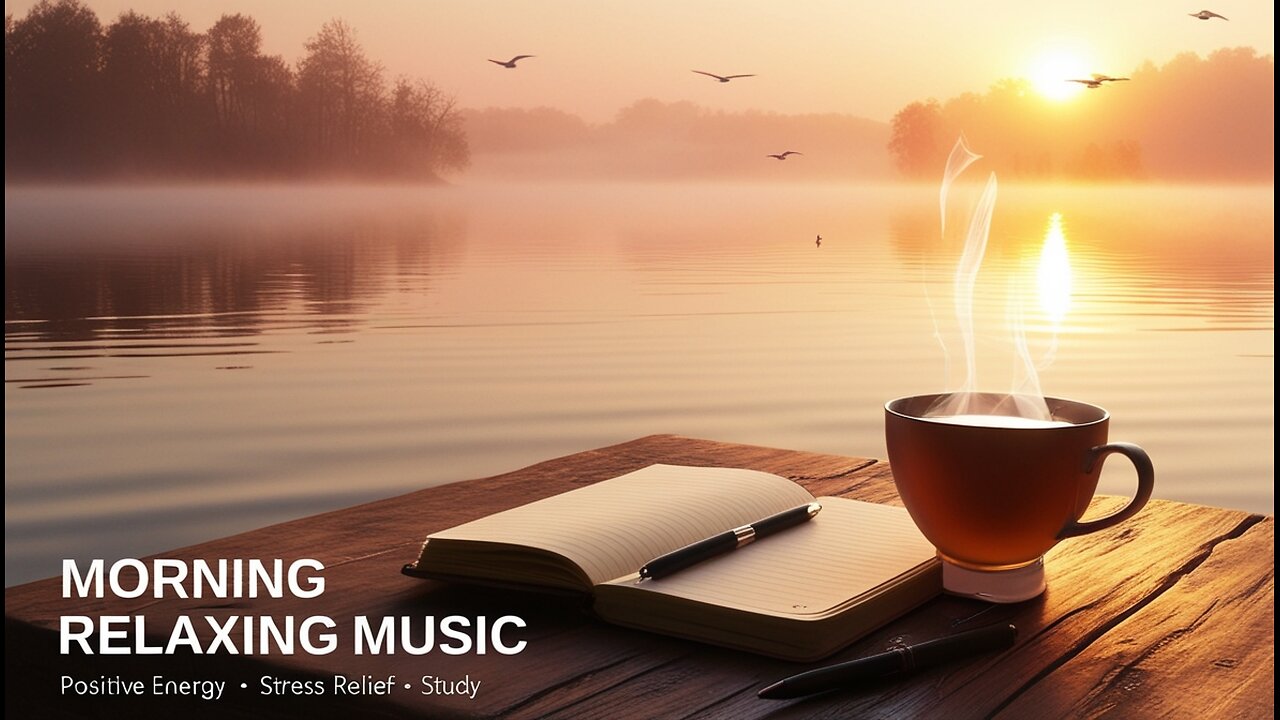 🌅 Morning Relaxing Music | Positive Energy ✨ & Happy Vibes 💖 | Stress Relief 😌 & Study Focus 📚